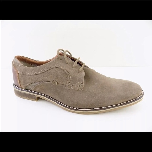 🔥ALFANI🔥KEVIN LIGHT TAN OXFORD SHOES SIZE 7 NEW IN BOX - Picture 6 of 7
